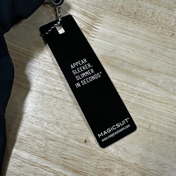 Magicsuit Halo Effect Angelika Tankini Set Black Women's Size 12 New With Tags - Picture 4 of 8